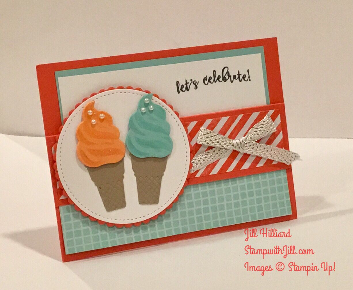 Ice Cream Pocket card Jill's Card Creations