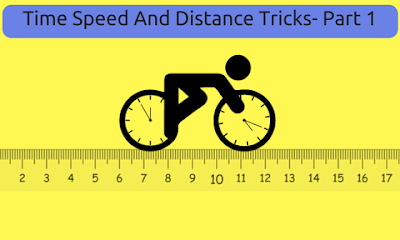 Time Speed And Distance Tricks Part 1