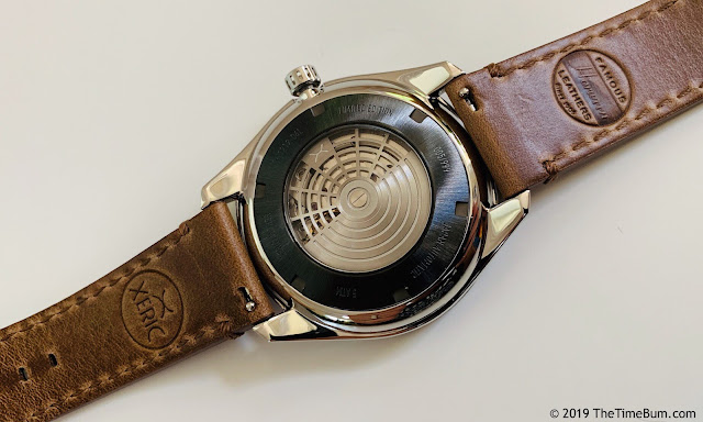 Xeric Cypher Automatic Tritium Silver Green case back