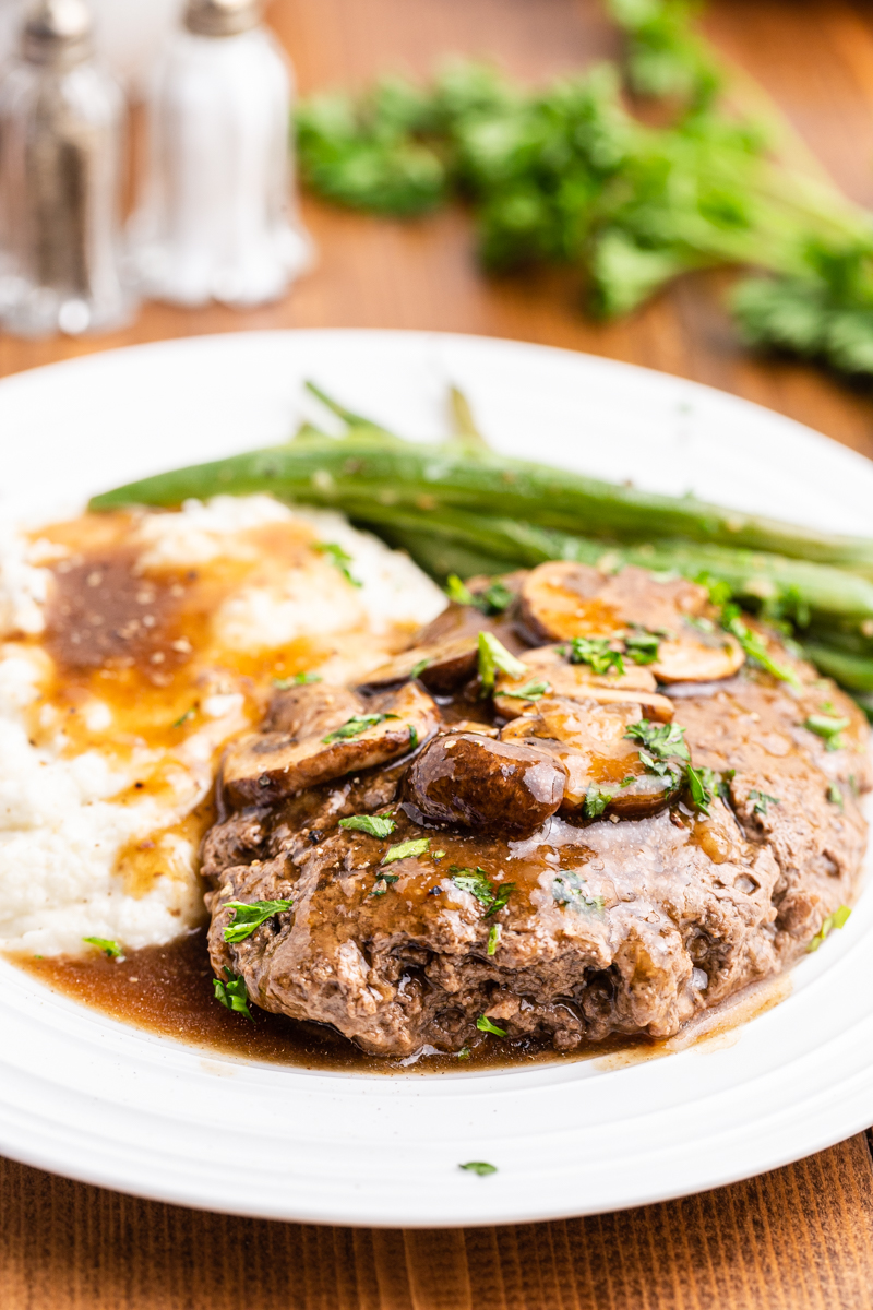 Keto Salisbury Steaks with Mushroom Gravy Bobbi's Kozy Kitchen