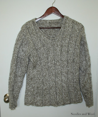 Needles and Wool: Finished Knitting My First Sweater!