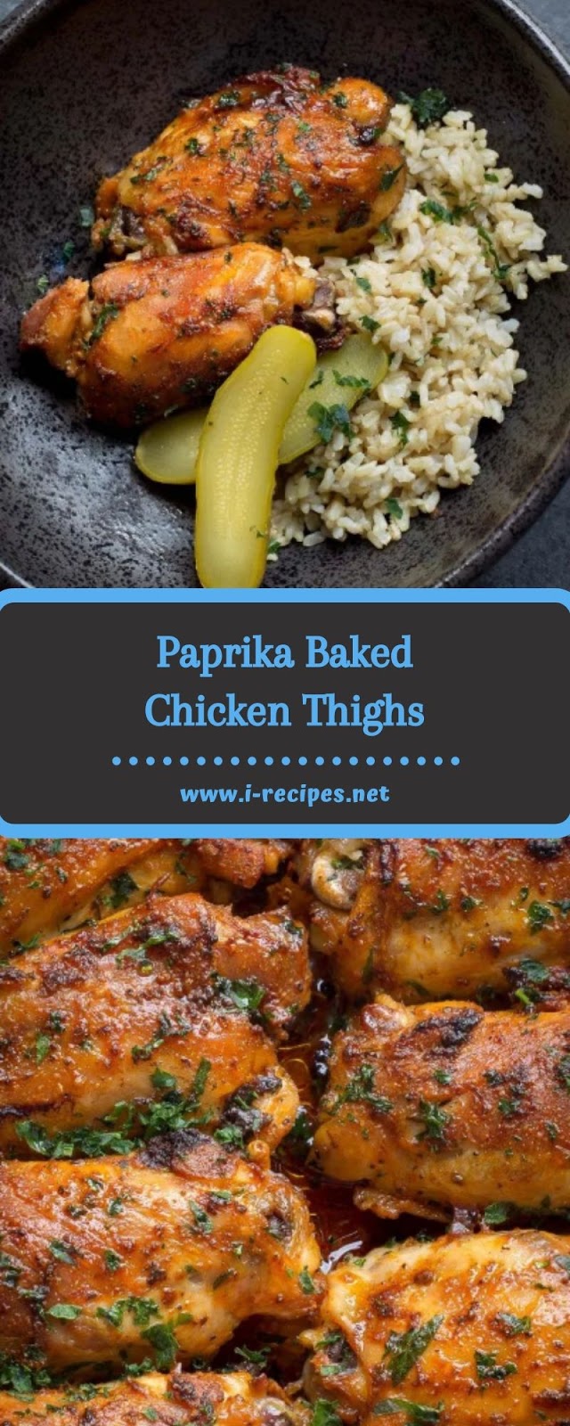 Paprika Baked Chicken Thighs