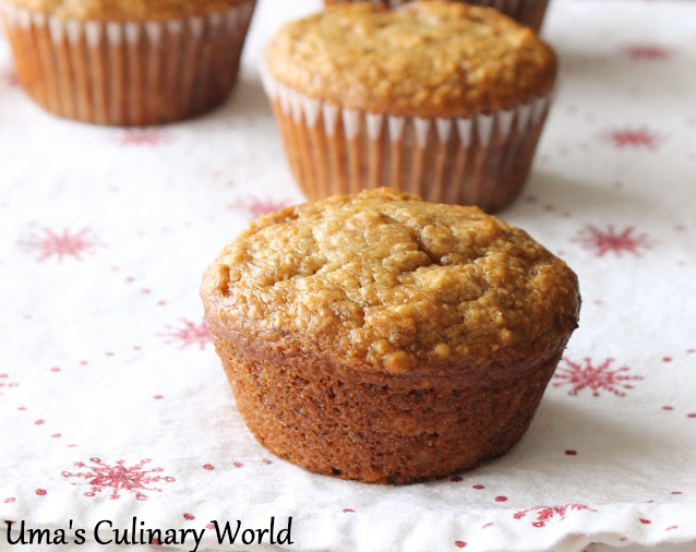 Eggless Banana Yogurt Muffins
