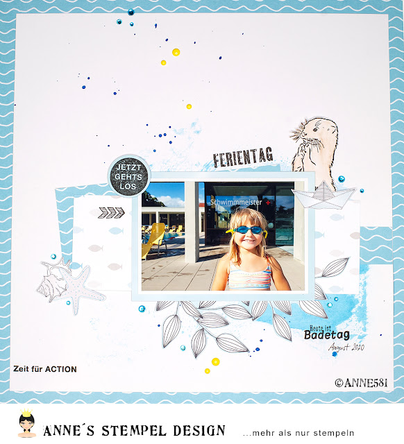 Ein Scrapbookinglayout auch für Anfänger mit einem Schritt für Schritt Video zum nach basteln