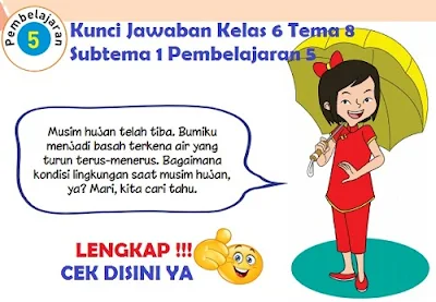 Kunci Jawaban Kelas 6 Tema 8 Subtema 1 Pembelajaran 5 www.simplenews.me