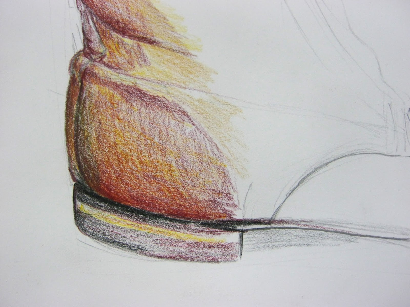 Mr. B's Studio Art 201516 Shoe Drawing