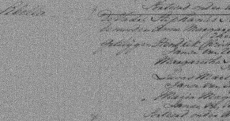 Familielegkaart e.1. Margaretha Sibella NEL, ged. 21/12/1783