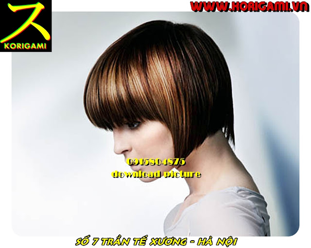 BEST HAIR SALON FOR WOMEN'S SHORT HAIRCUT AND COLOR IN HANOI VIETNAM