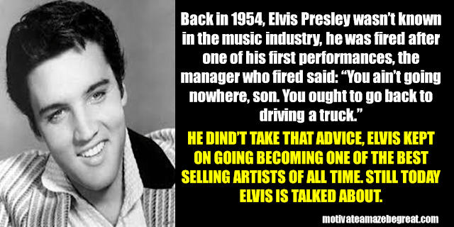 Success Stories From Famous People Who Failed Before Succeeding: Elvis Presley