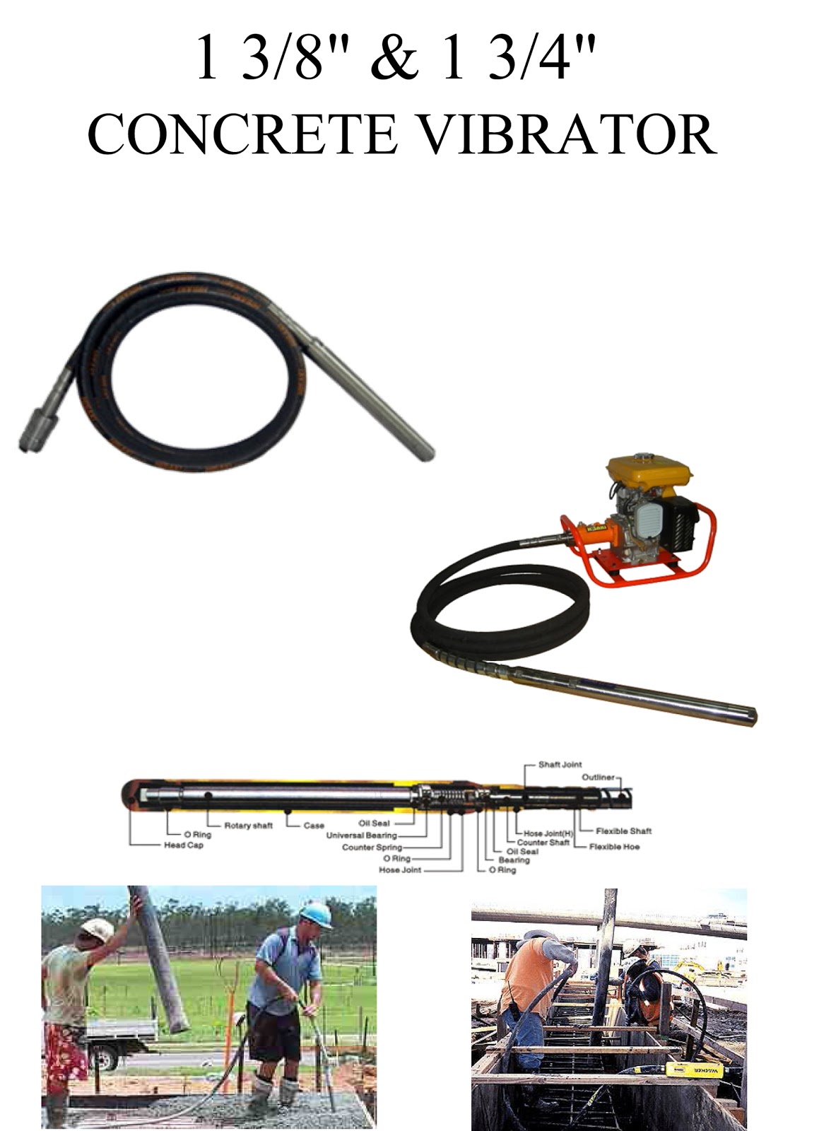 DS MACHINERY SERVICE AND TRADING Concrete Vibrator