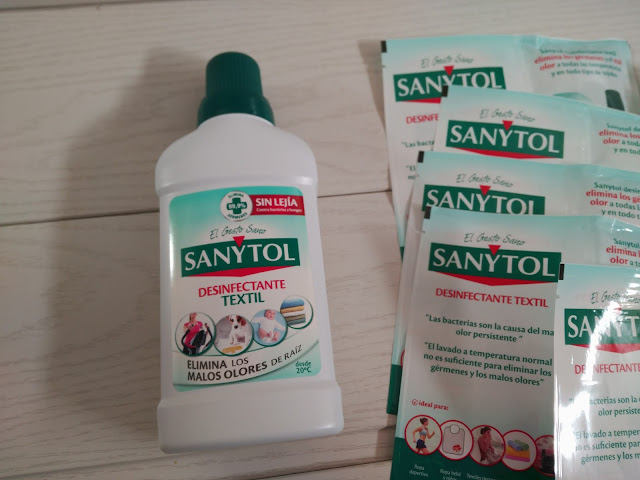 Probando Sanytol Desinfectante Textil