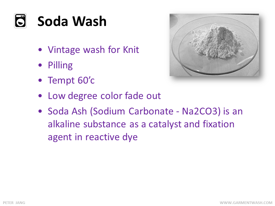 Enzyme / Stone / Soda wash
