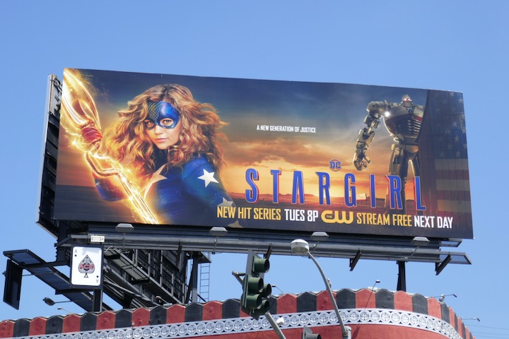 Stargirl series launch billboard Stargirl series launch billboard