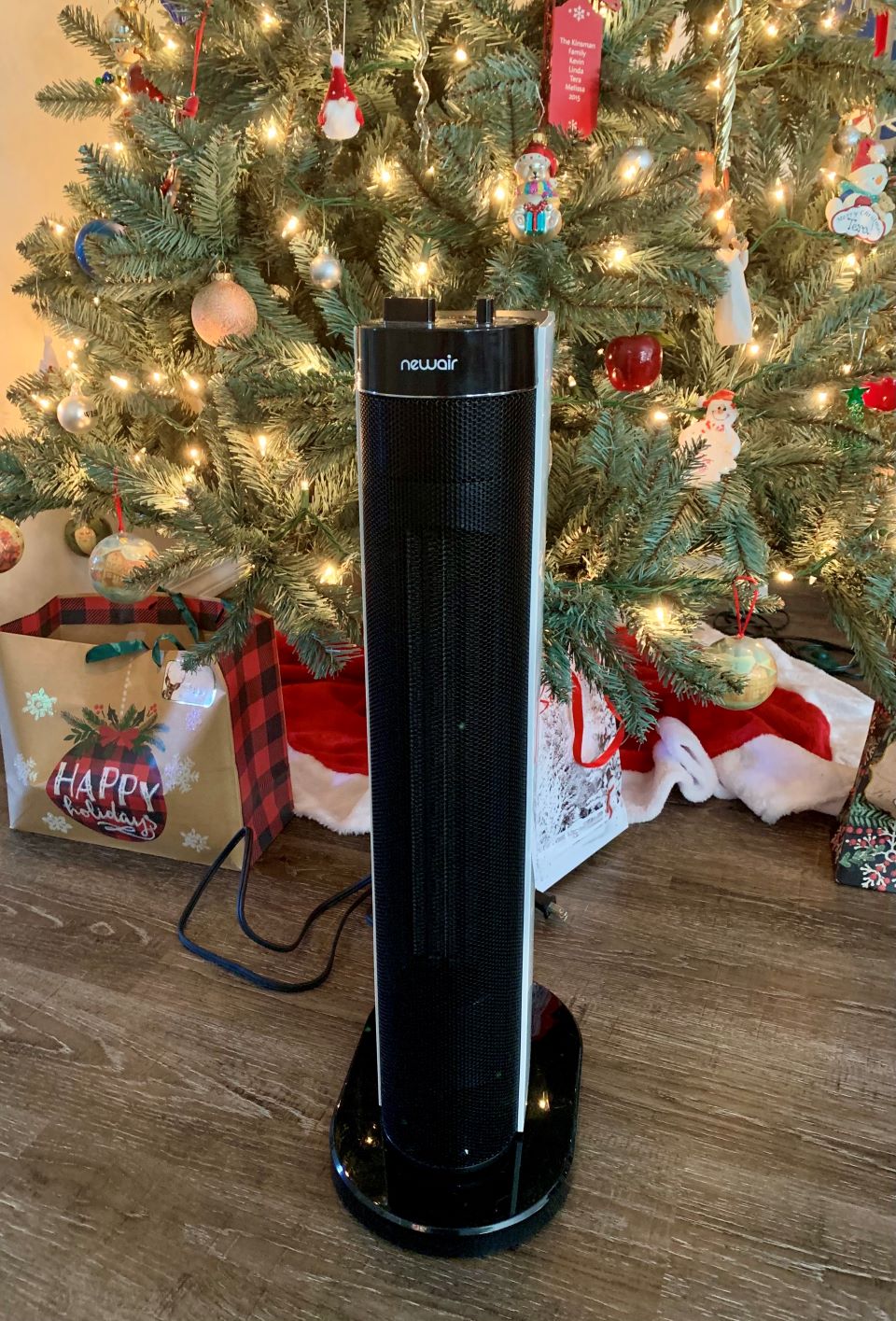 Quickly heat small spaces with a portable tower heater