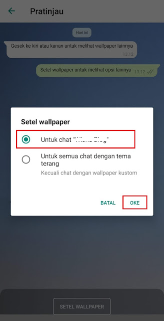 Cara Mengganti Wallpaper Chat Whatsapp untuk Seluruh Kontak dan Kontak Tertentu Saja