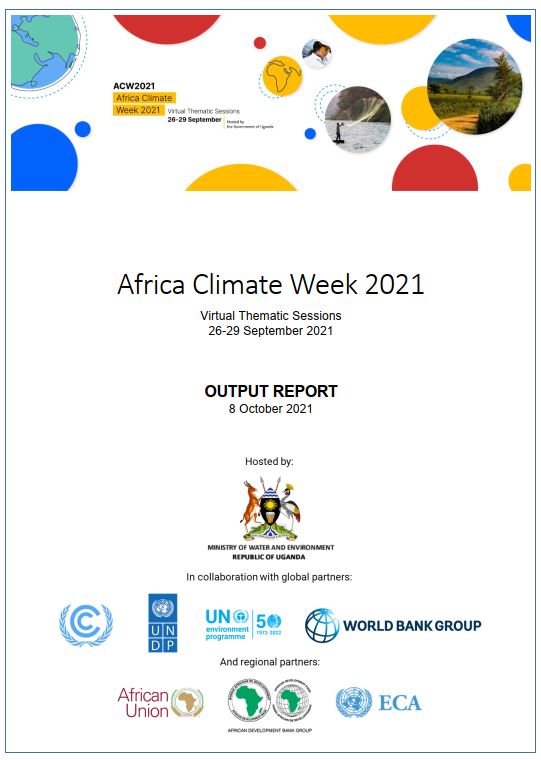 REPORT Africa Climate Week 2021 Capacity4dev