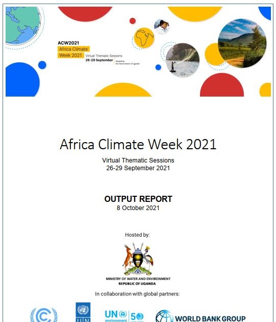 PAEPARD FARA REPORT Africa Climate Week 2021