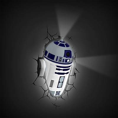 Lámpara de Pared 3D R2-D2