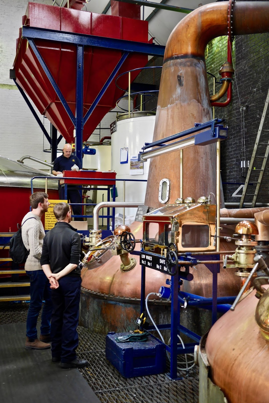 Tullibardine whisky distillery tour including stills, wash, wart and tasting rooms