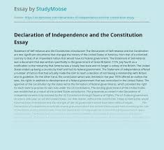declaration of independence thesis statement