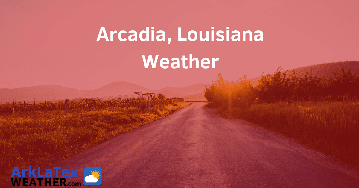 Arcadia, Louisiana Hourly, Daily and Weekly Weather Forecast in Bienville Parish