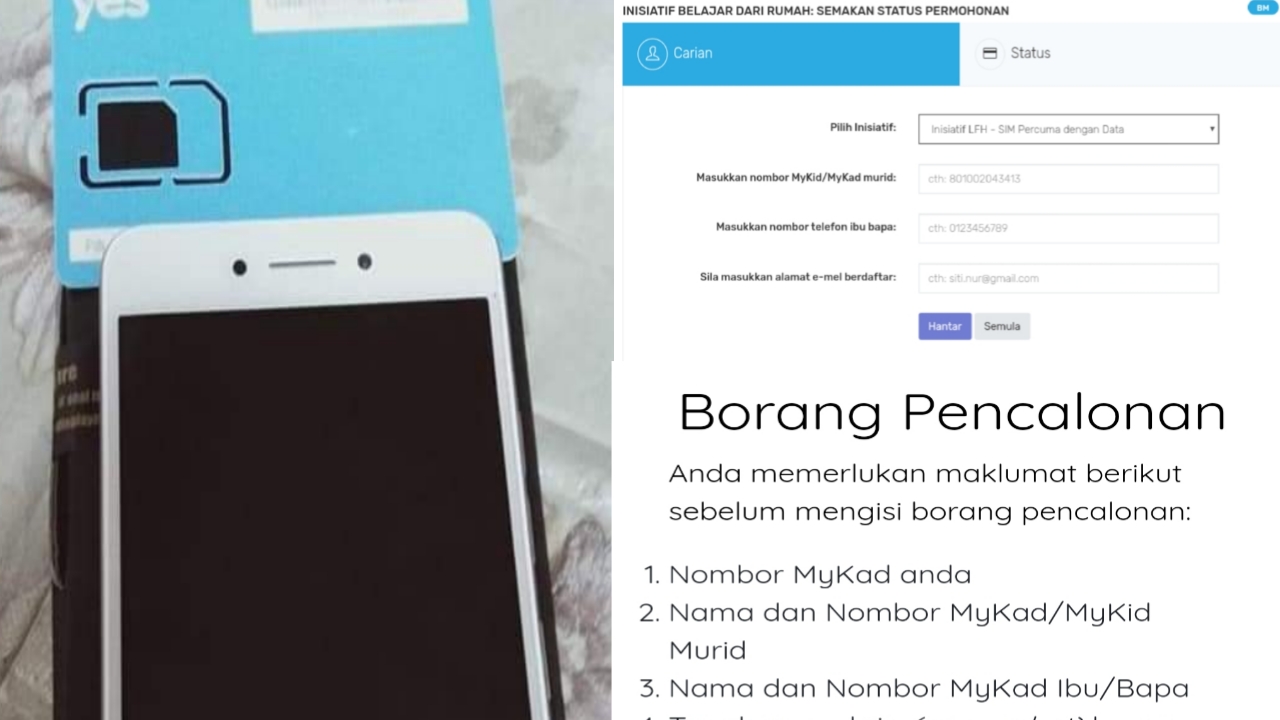 Telefon Pintar Percuma Untuk Pelajar B40, Semak Cara 