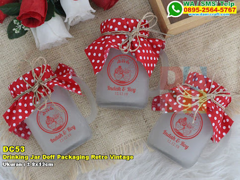 Drinking Jar Doff Packaging Retro Vintage