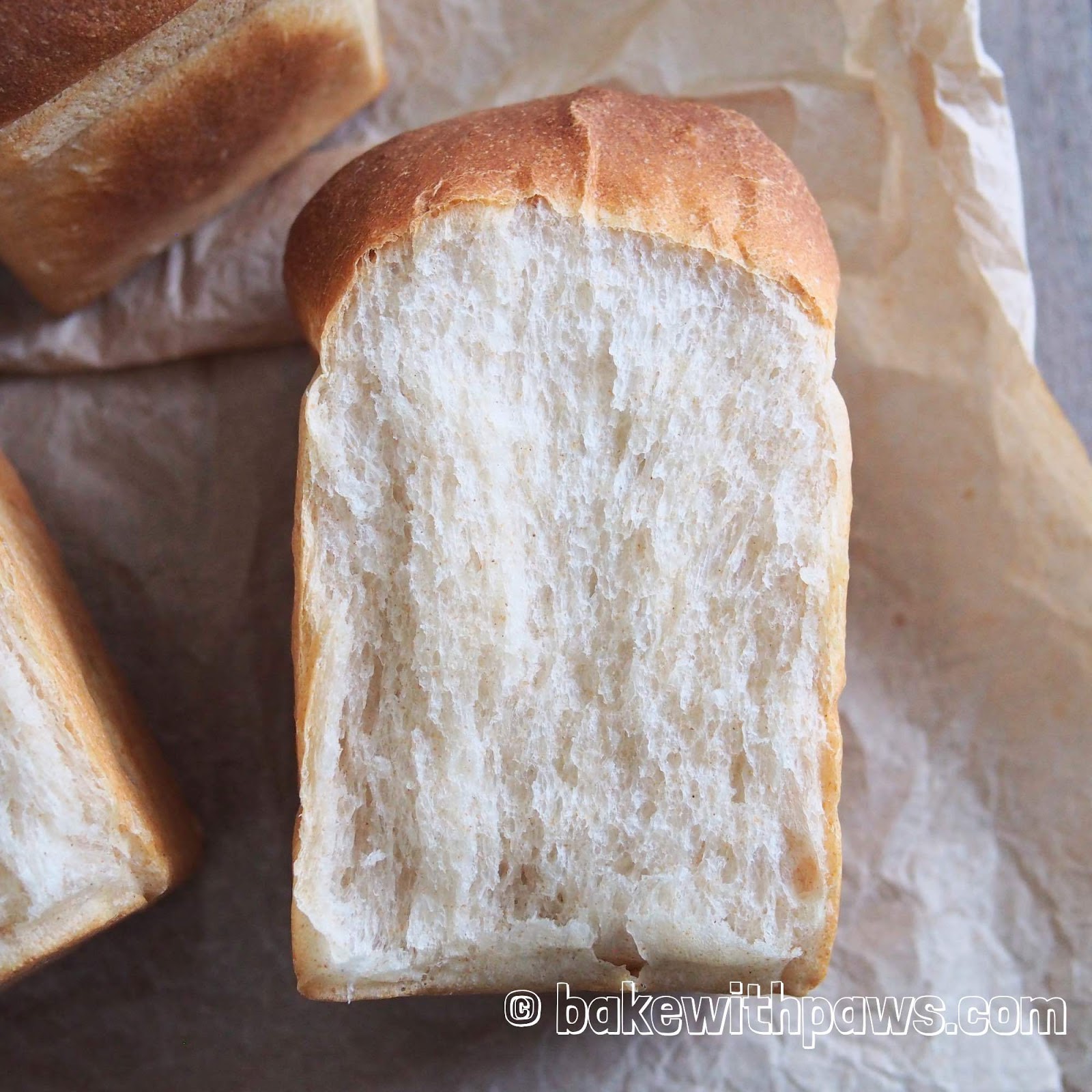 Soft Sourdough Bread with Yudane Method BAKE WITH PAWS