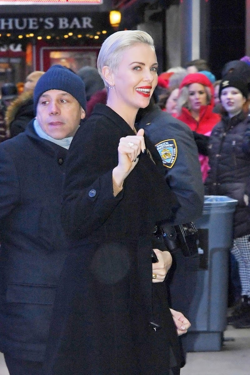Charlize Theron Arrives at Good Morning America in New York 16 Dec-2019
