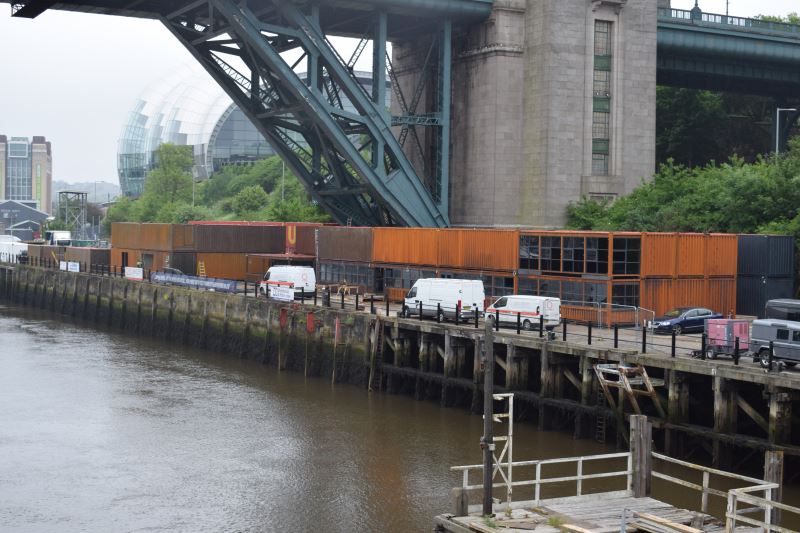 Photographs Of Newcastle Gateshead Quays Container Village