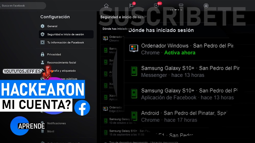 Como Saber si Hackearon mi Facebook PC