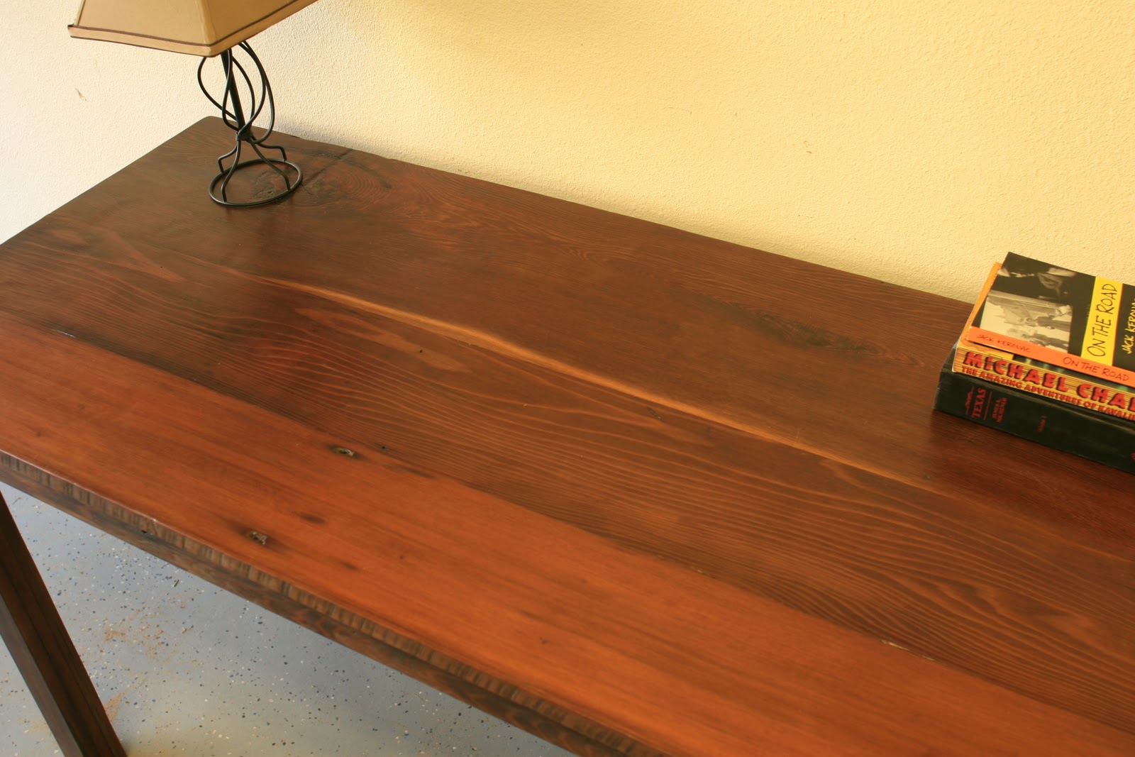 Arbor Exchange Reclaimed Wood Furniture Redwood Desk + Foot Stool