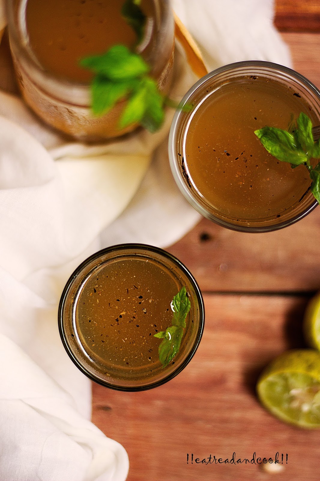 Gurer Sharbat / Indian Jaggery Cooler Drink