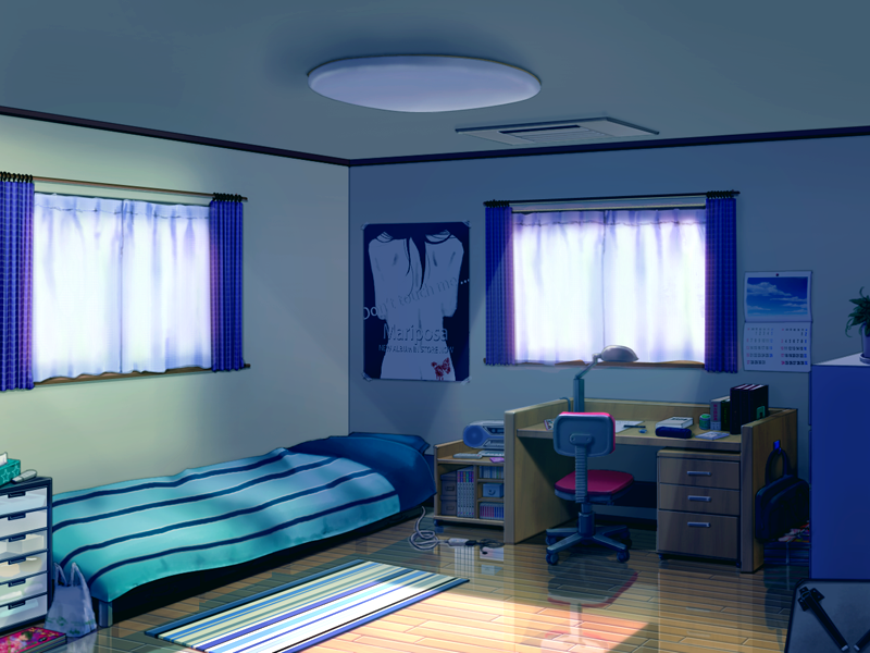 Anime Landscape: Anime Bedroom Background