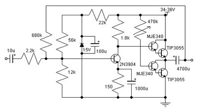 AMPLIFIER CIRCUIT SCHEMATIC DIAGRAM | SKEMA RANGKAIAN ... guitar output wiring diagram 