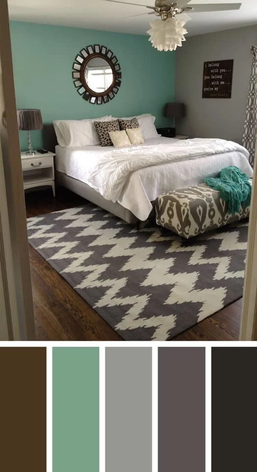 inspirasi kombinasi warna cat interior rumah minimalis