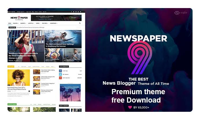 newspaper 9 blogger template newspaper 9 blogger template