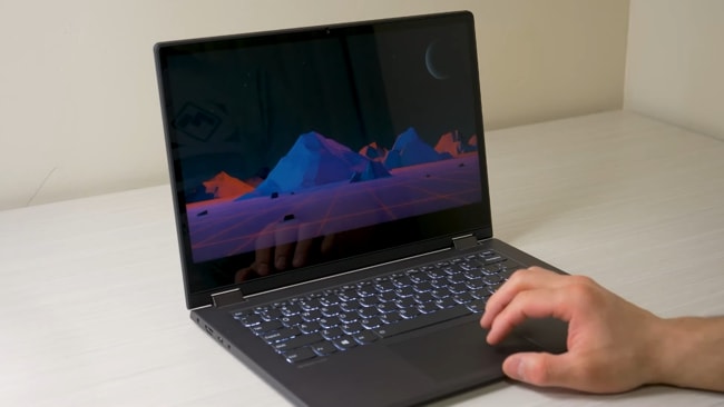 Lenovo IdeaPad Flex 14 laptop. It has the highest degree of multitasking, thanks to its 20GB of RAM. And, the display has a touch feature but not a brighter one. This laptop is powered by AMD Ryzen 7 CPU and AMD Radeon RX Vega 10 GPU.