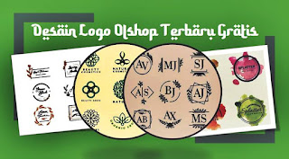 desain logo olshop banner sale keren