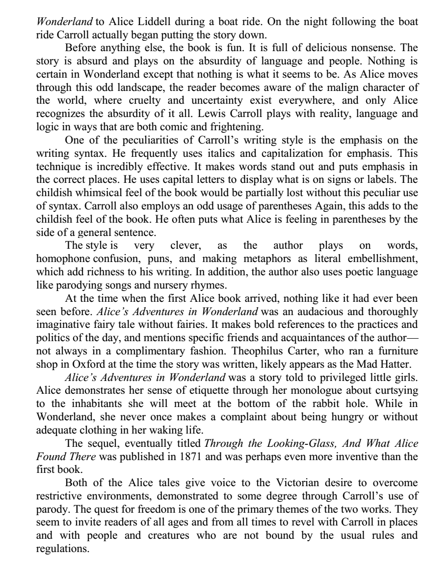 19th Century Literary Movements Realism