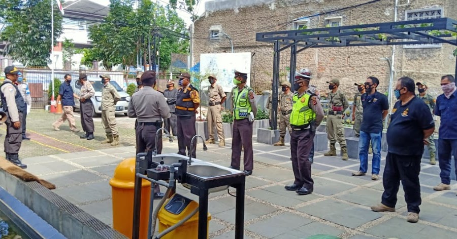 Polsek Cibeunying Kaler Polrestabes Bandung Laksanakan Penerapan
