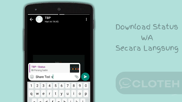 Download Status WhatsApp paling mudah
