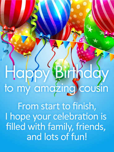 birthday messages for cousin