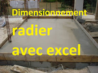 Calcul radier sur excel