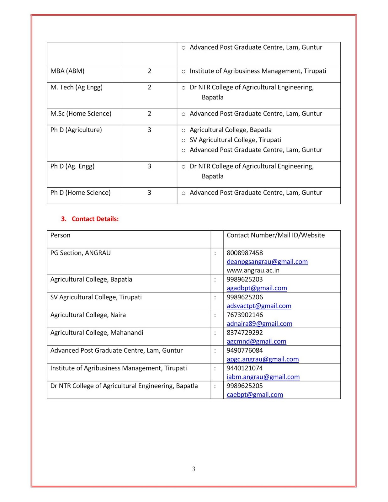 ANGRAU PG PhD Admission 2019 Notification Released,Online Application Form ANGRAU PG PhD Admission 2019 Notification Released,Online Application Form