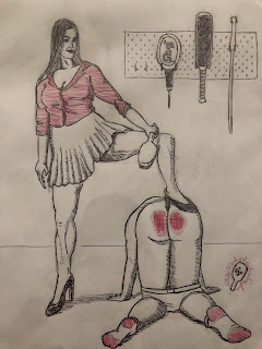 spanking art