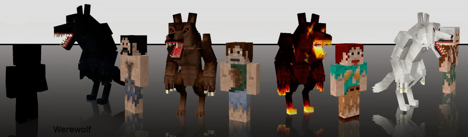 Mo' Creatures hombres lobo Minecraft mod