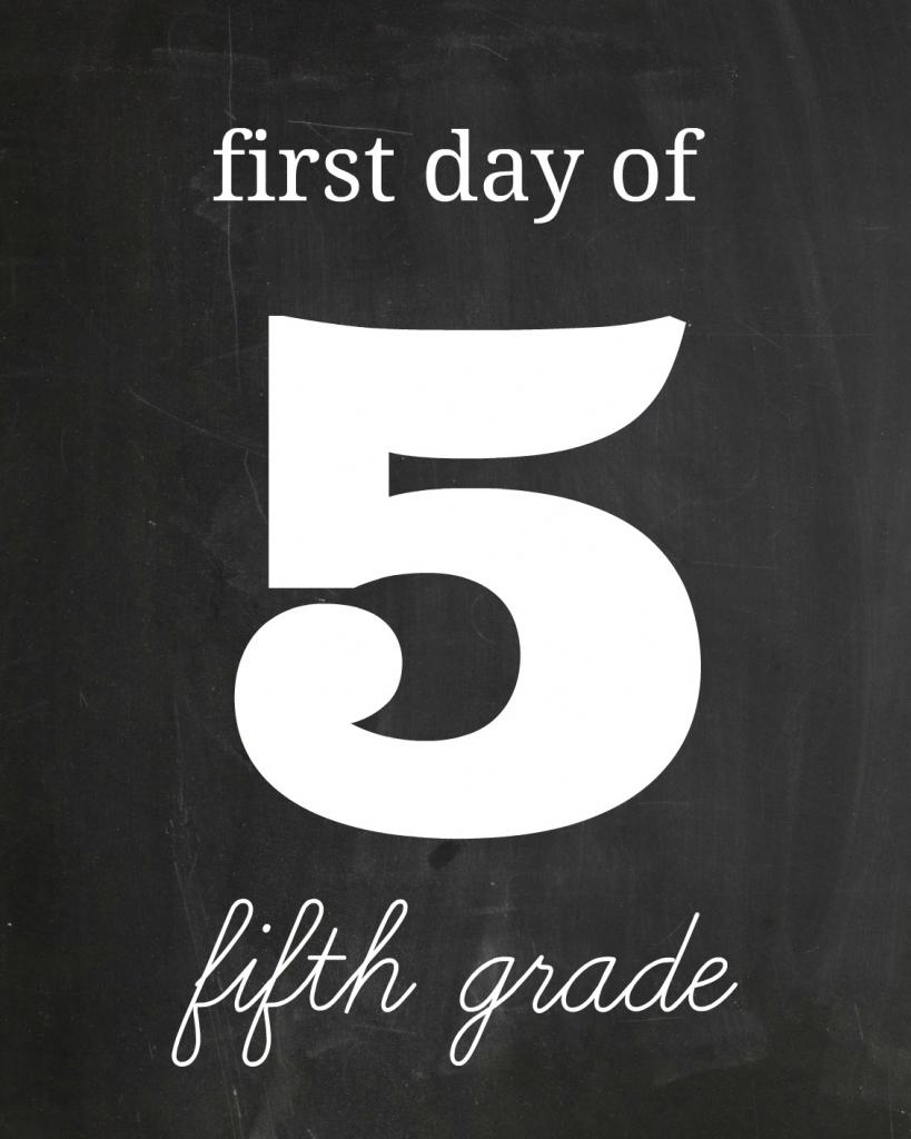 She's crafty: First Day of School Printable