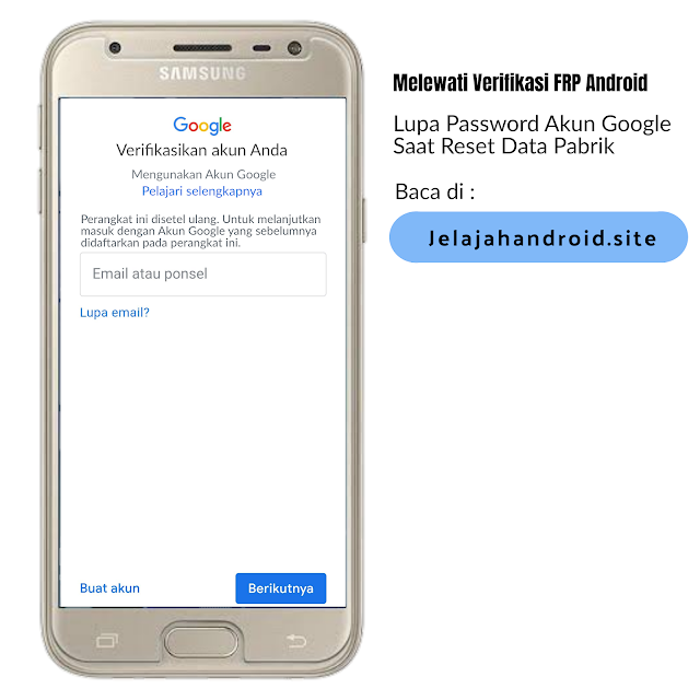 Cara Melewati FRP / Verifikasi Reset Pabrik Android  Karena Lupa Akun Google ( FRP LOCK )