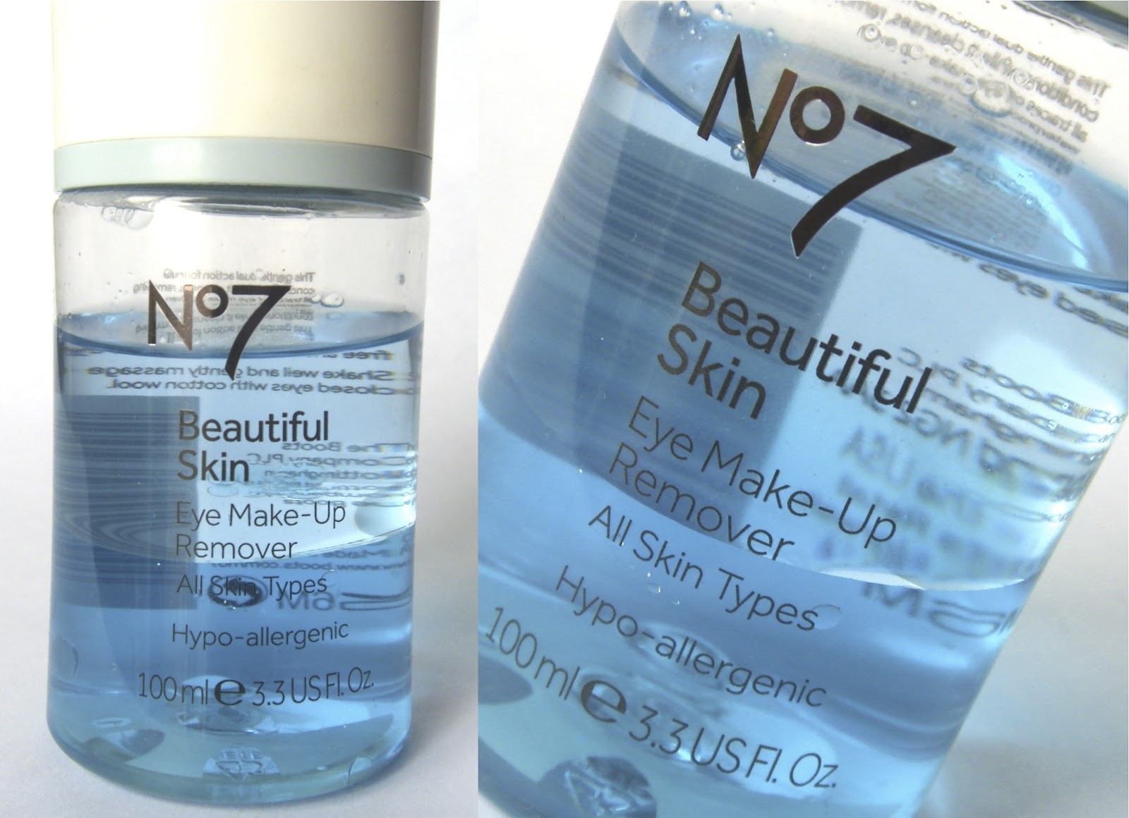 the2BEAUTYBLOGGERS No7 Beautiful Skin Eye Makeup Remover Review